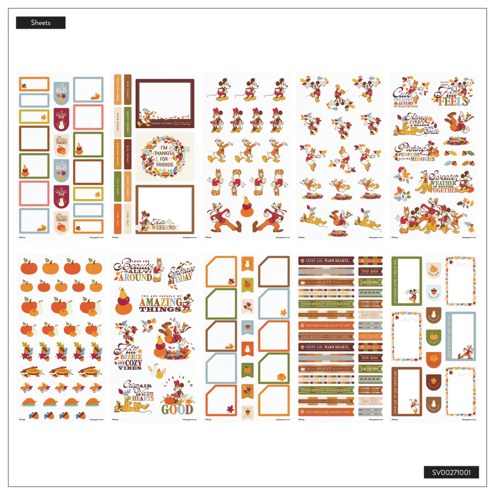 Disney Mickey Mouse & Friends Seasonal - Mega Value Pack Stickers - 100 Sheets - Image 7