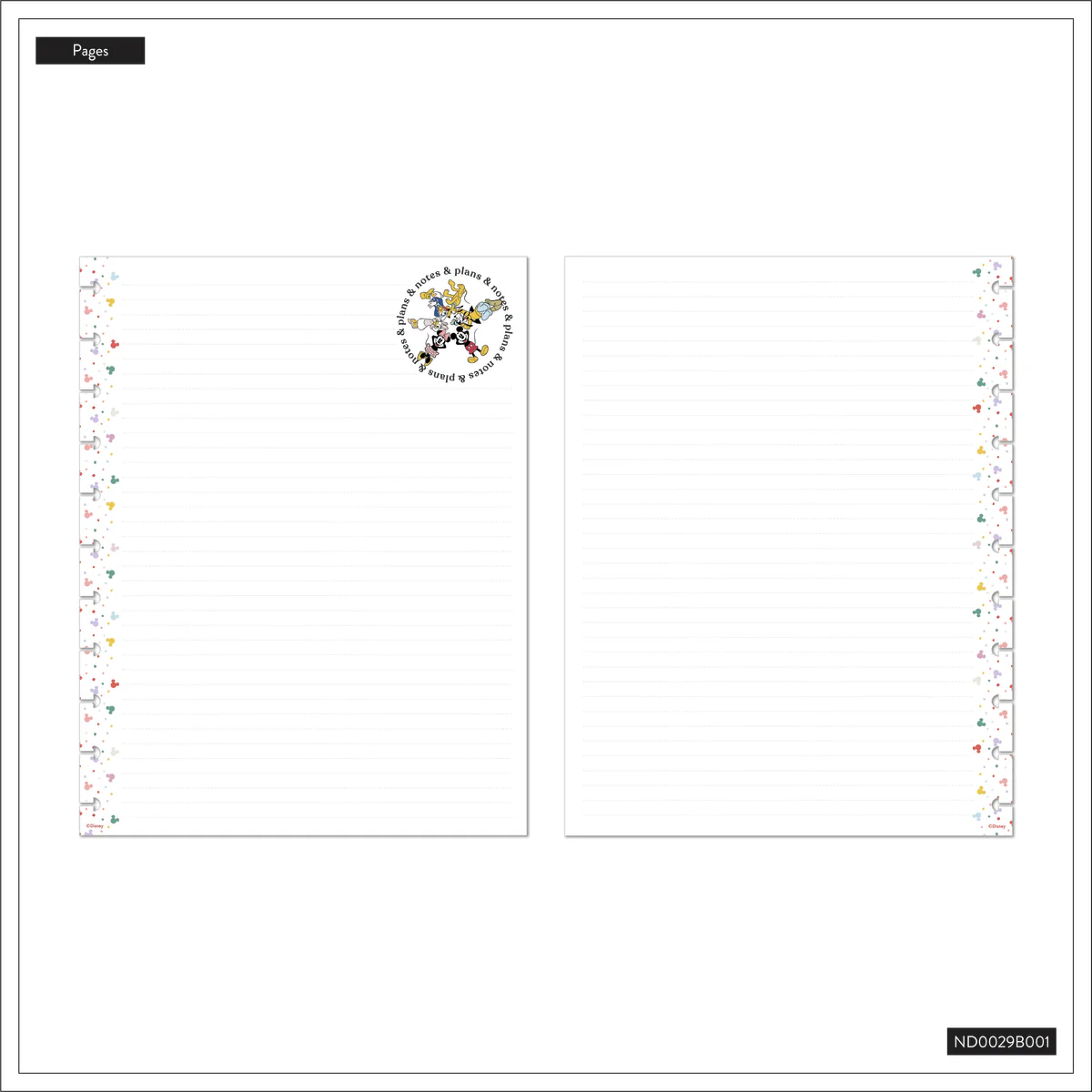 Disney Mickey Mouse & Friends Teacher - Dotted Lined Big Notebook - 60 Sheets - Image 11