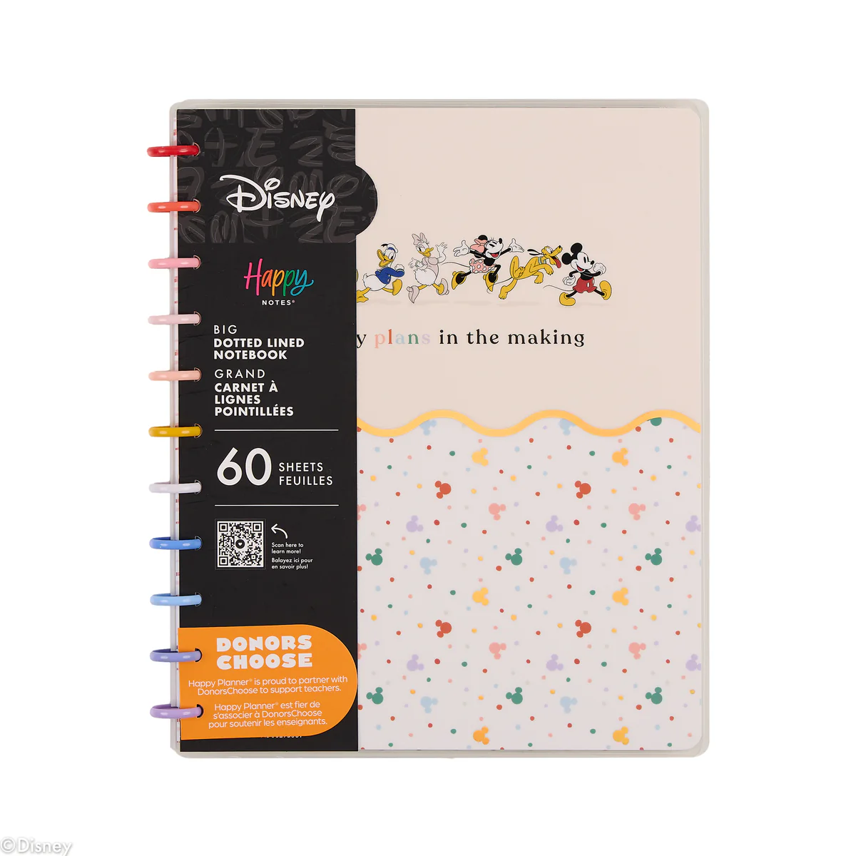 Disney Mickey Mouse & Friends Teacher - Dotted Lined Big Notebook - 60 Sheets - Image 12