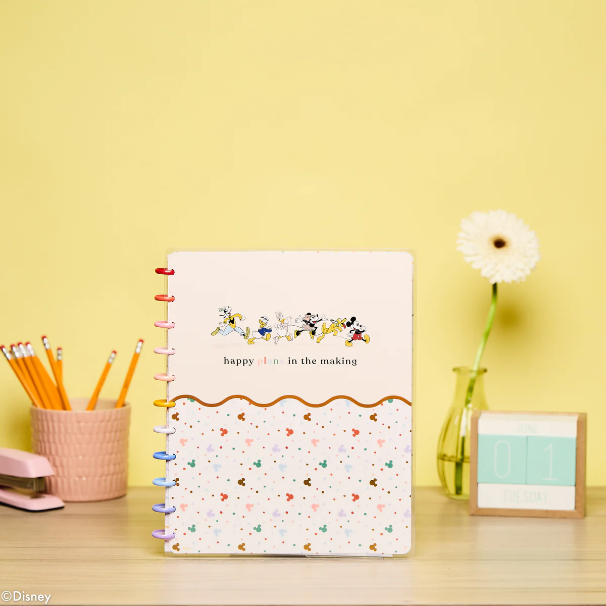 Disney Mickey Mouse & Friends Teacher - Dotted Lined Big Notebook - 60 Sheets - Image 3