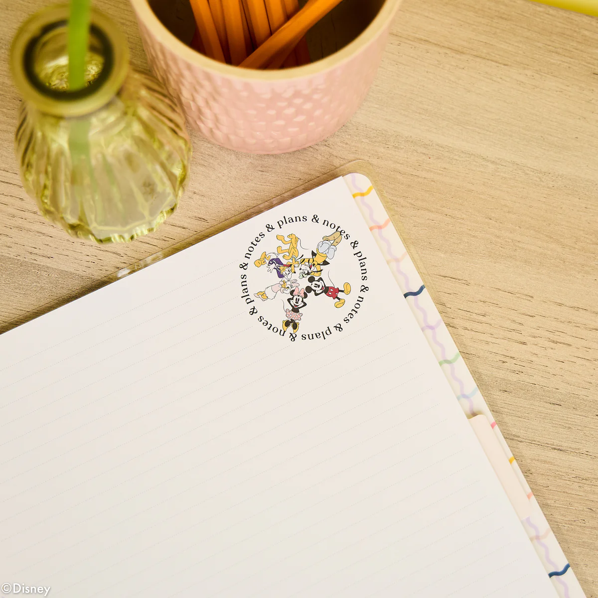 Disney Mickey Mouse & Friends Teacher - Dotted Lined Big Notebook - 60 Sheets - Image 7