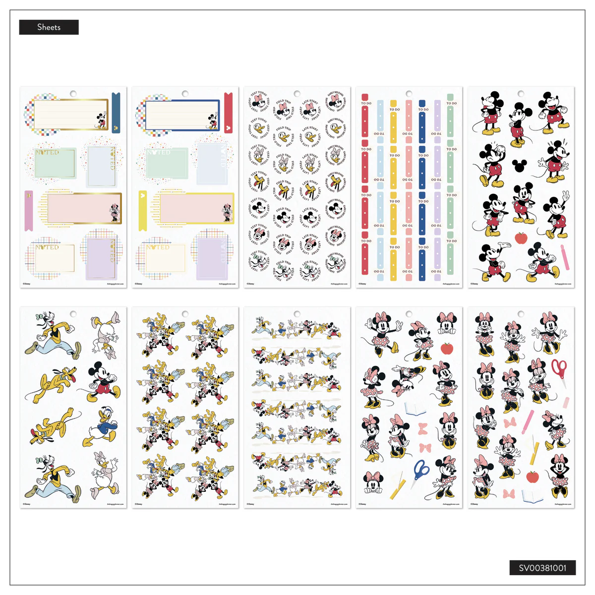 Disney Mickey Mouse & Friends Teacher - Value Pack Stickers - Big - Image 10