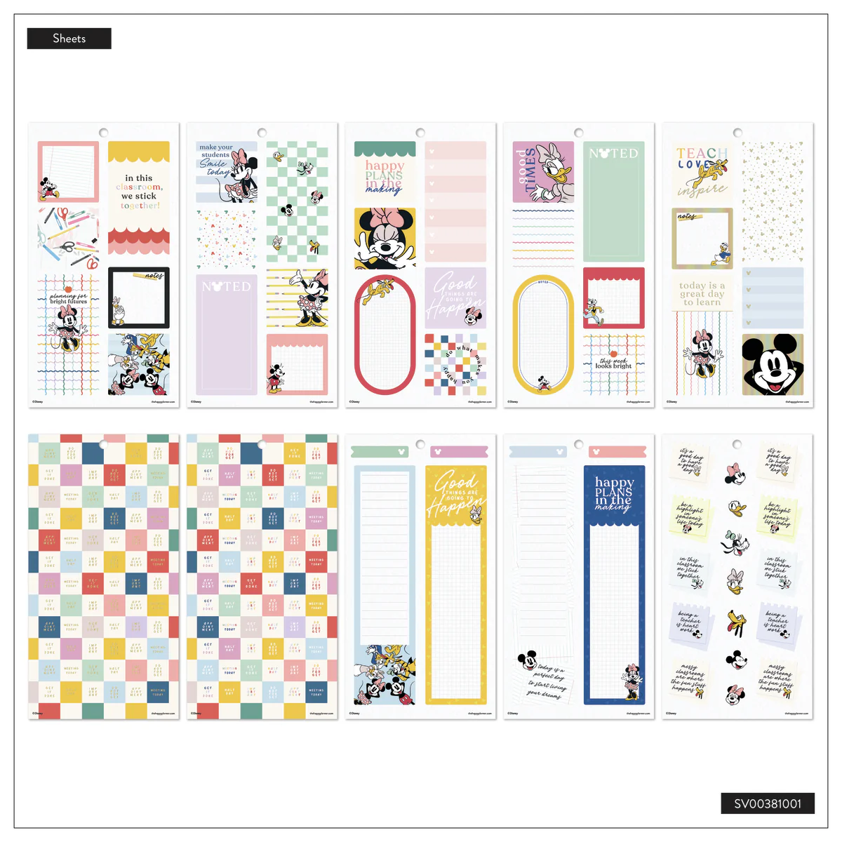 Disney Mickey Mouse & Friends Teacher - Value Pack Stickers - Big - Image 8