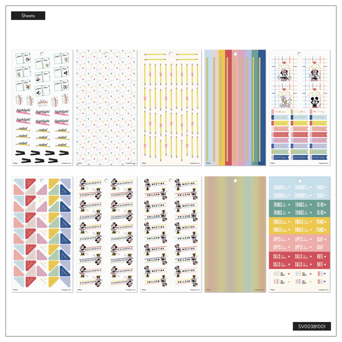 Disney Mickey Mouse & Friends Teacher - Value Pack Stickers - Big - Image 9
