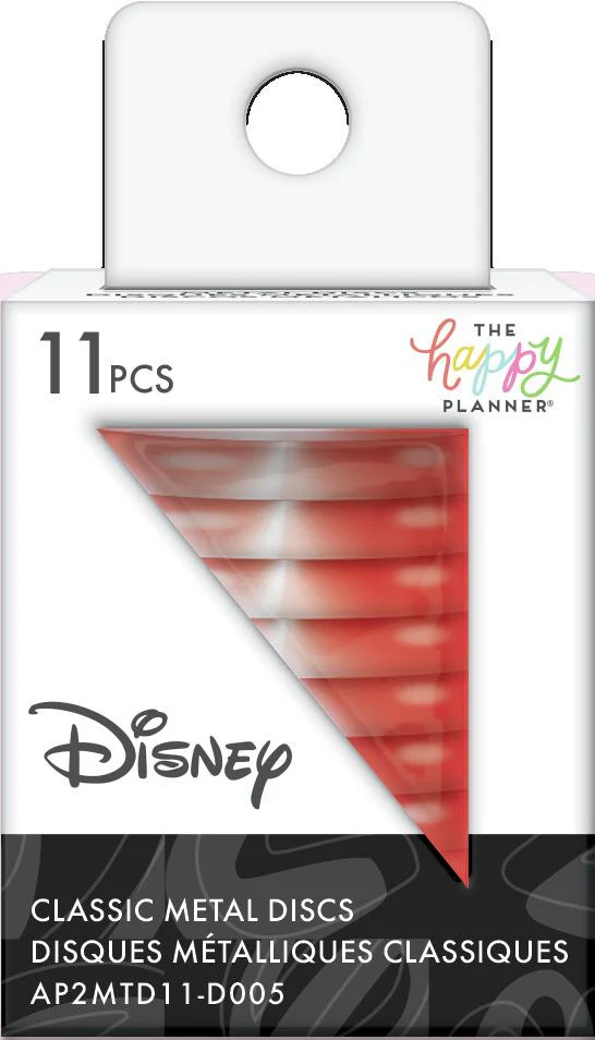 Disney© Mickey Mouse Medium Metal Disc Set - Red - Image 4