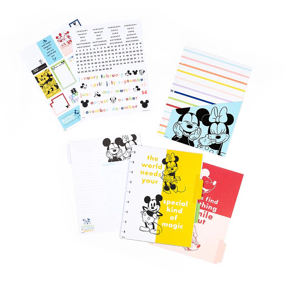 Disney© Mickey Mouse & Minnie Mouse Colorblock Undated Classic Vertical Extension Pack - Image 2