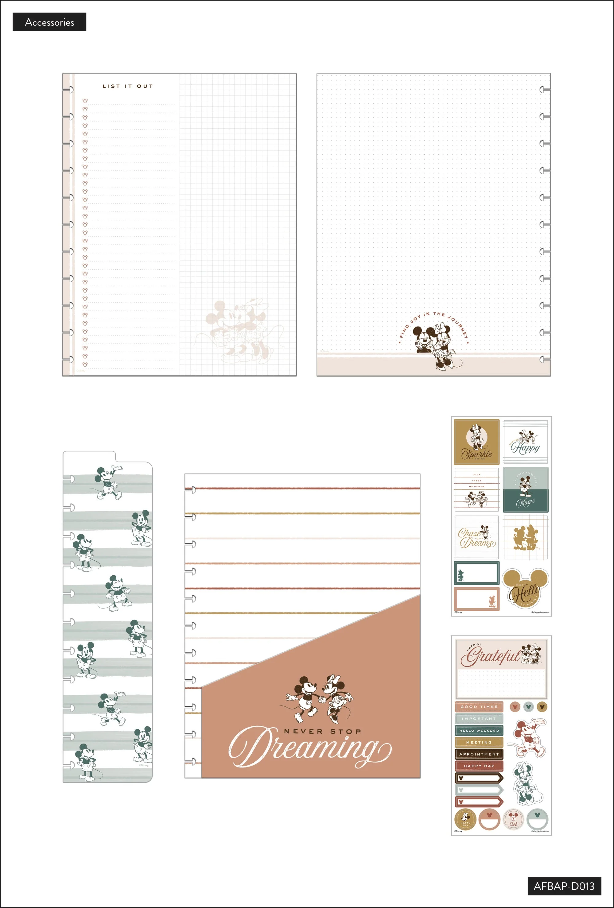 Disney© Mickey Mouse & Minnie Mouse Farmhouse Big Accessory Pack - Image 2