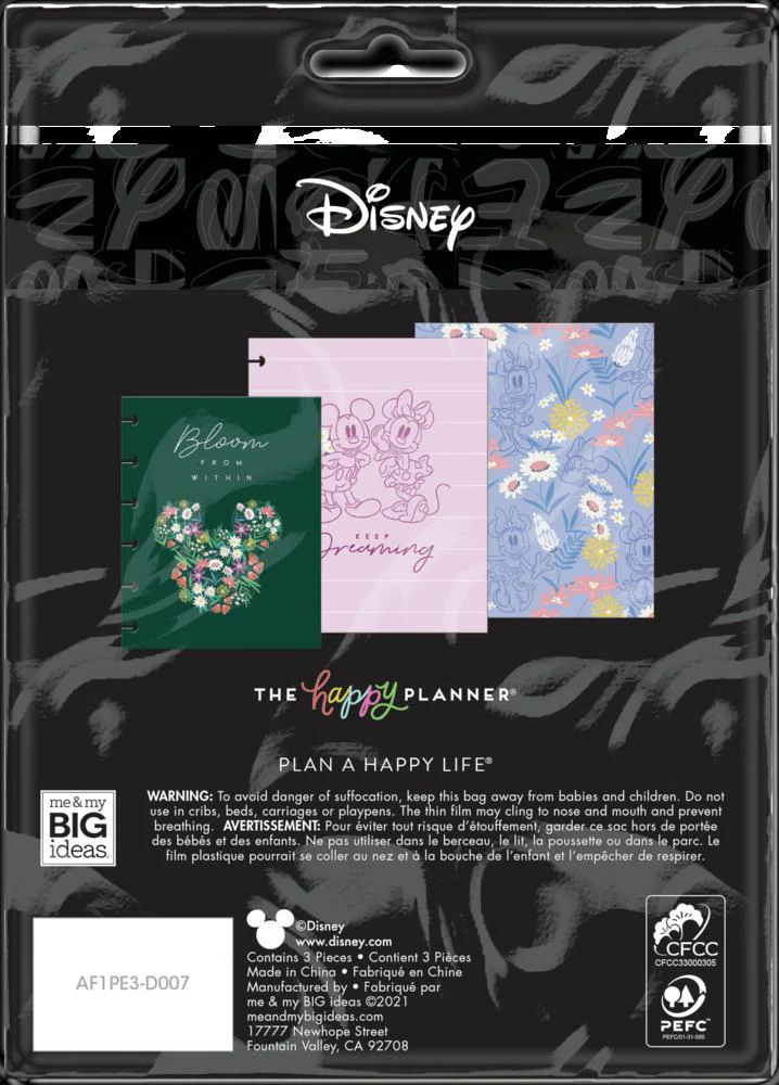 Disney © Mickey Mouse & Minnie Mouse Floral Bloom from Within Snap-In Envelopes - 3 Pack - Image 4