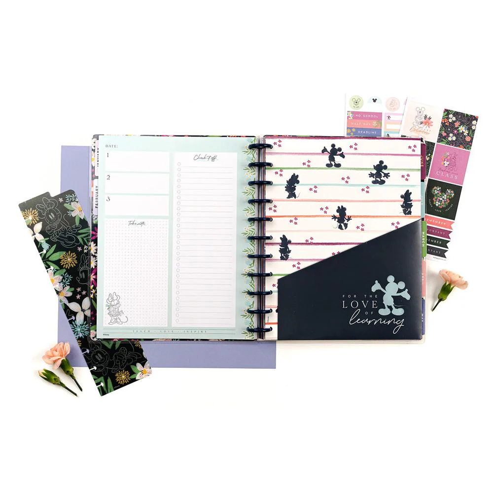 Disney © Mickey Mouse & Minnie Mouse Floral Love of Learning Big Teacher Accessory Pack - Image 3