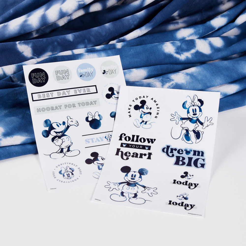Disney© Mickey Mouse & Minnie Mouse Indigo Dry Erase Removable Decals - Image 2