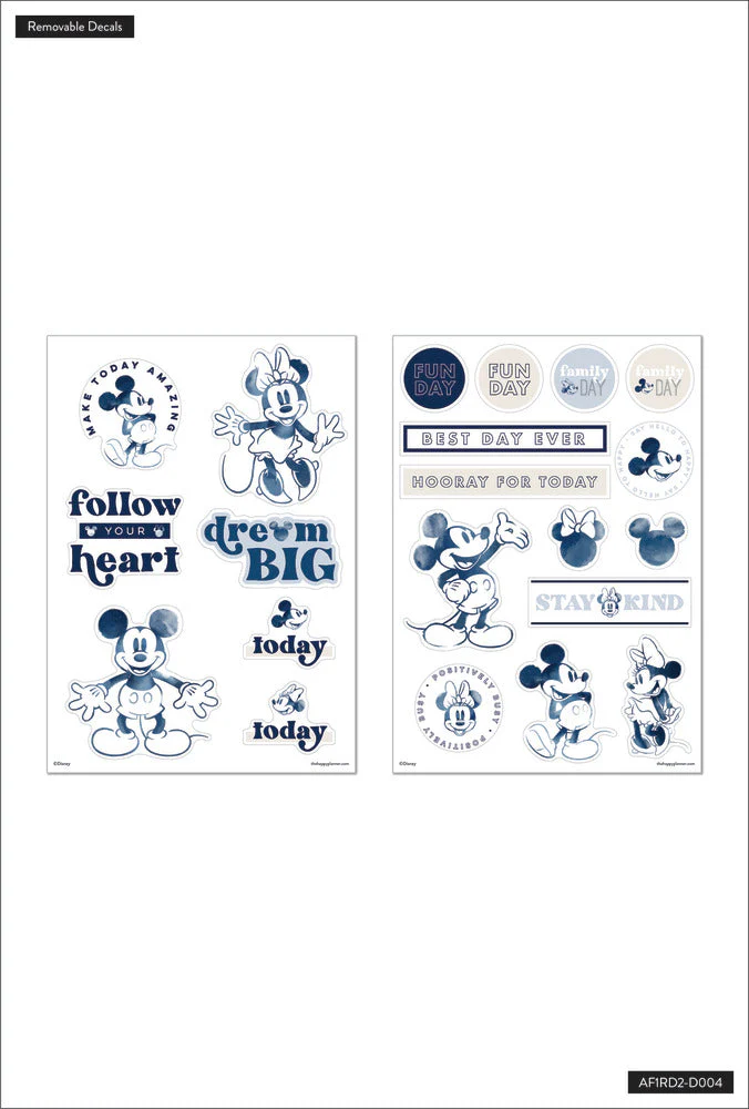 Disney© Mickey Mouse & Minnie Mouse Indigo Dry Erase Removable Decals - Image 3