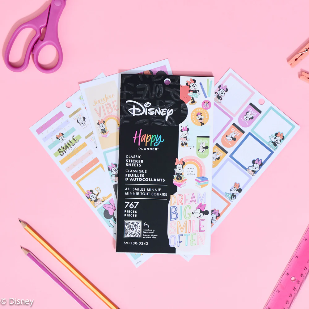 Disney Minnie Mouse All Smiles Teacher - Value Pack Stickers - Image 4