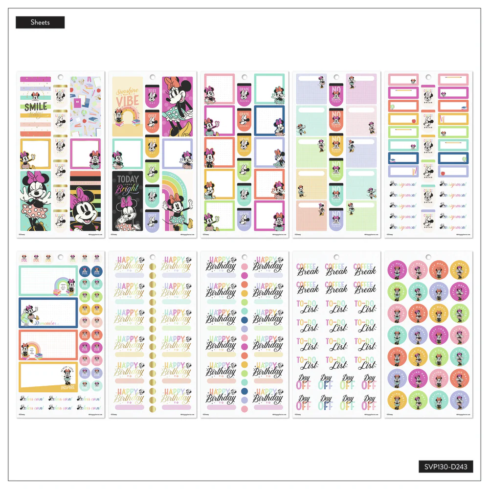 Disney Minnie Mouse All Smiles Teacher - Value Pack Stickers - Image 5