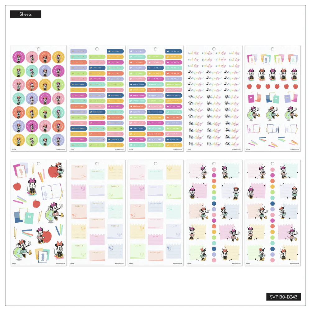 Disney Minnie Mouse All Smiles Teacher - Value Pack Stickers - Image 6