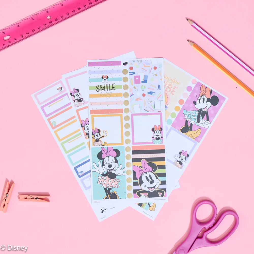 Disney Minnie Mouse All Smiles Teacher - Value Pack Stickers - Big - Image 3
