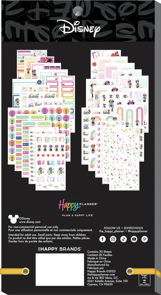 Disney Minnie Mouse All Smiles Teacher - Value Pack Stickers - Big - Image 8
