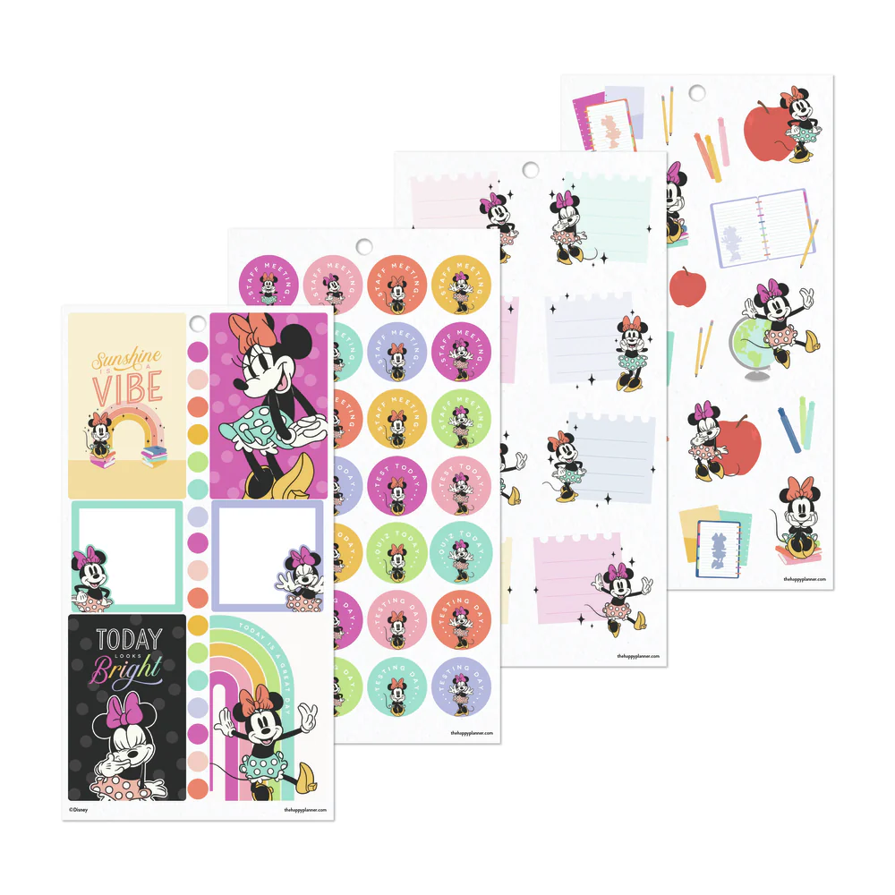 Disney Minnie Mouse All Smiles Teacher - Value Pack Stickers - Big - Image 9