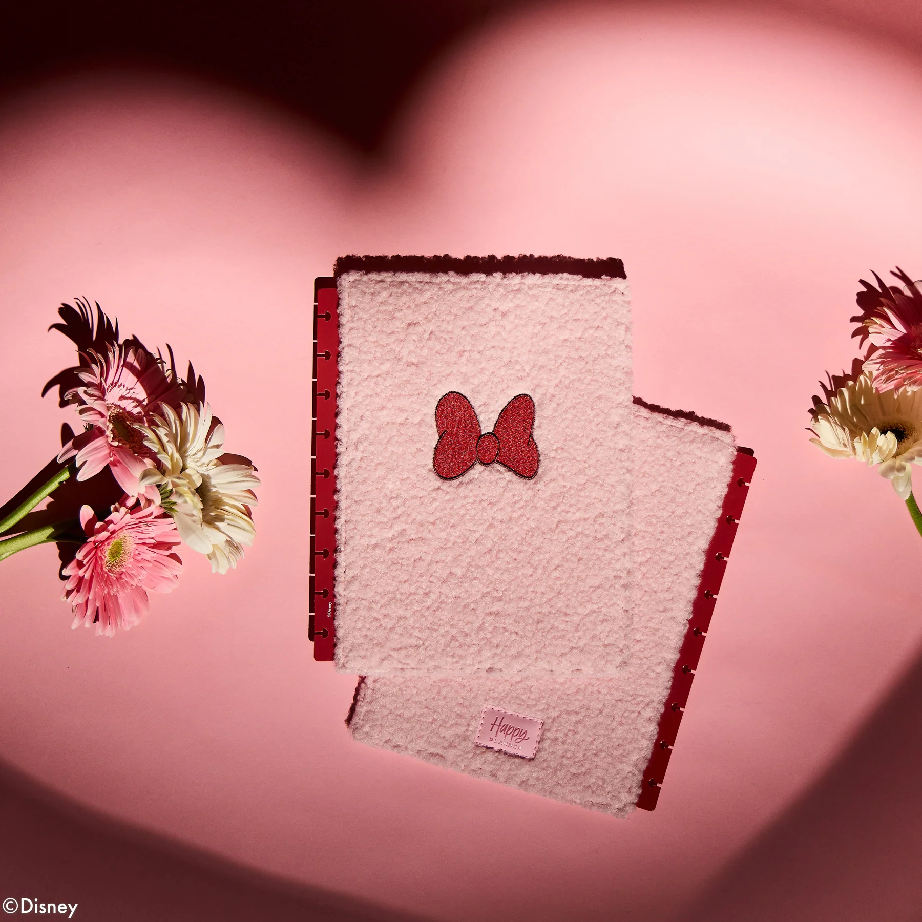 Disney Minnie Mouse Bow Happy - DELUXE Sherpa Snap In Classic Planner Cover - Image 6