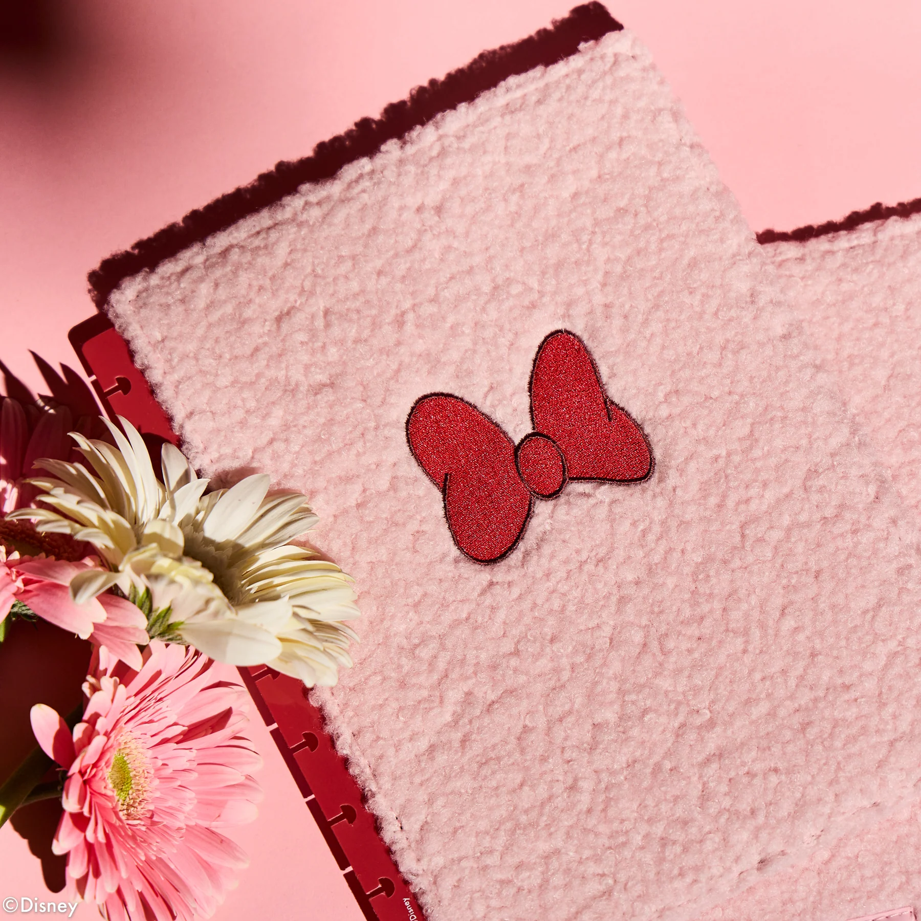 Disney Minnie Mouse Bow Happy - DELUXE Sherpa Snap In Classic Planner Cover - Image 7