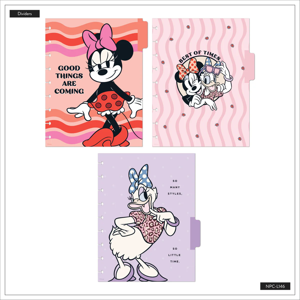 Disney Minnie Mouse Bow Happy - Dotted Lined Classic Notebook - 60 Sheets - Image 12