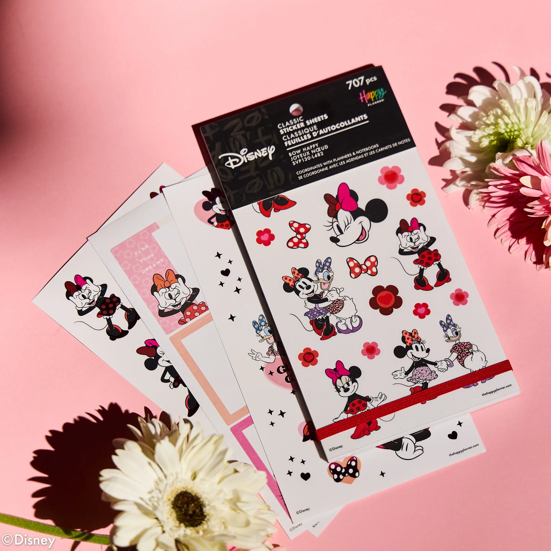 Disney Minnie Mouse Bow Happy - Value Pack Stickers - Image 4