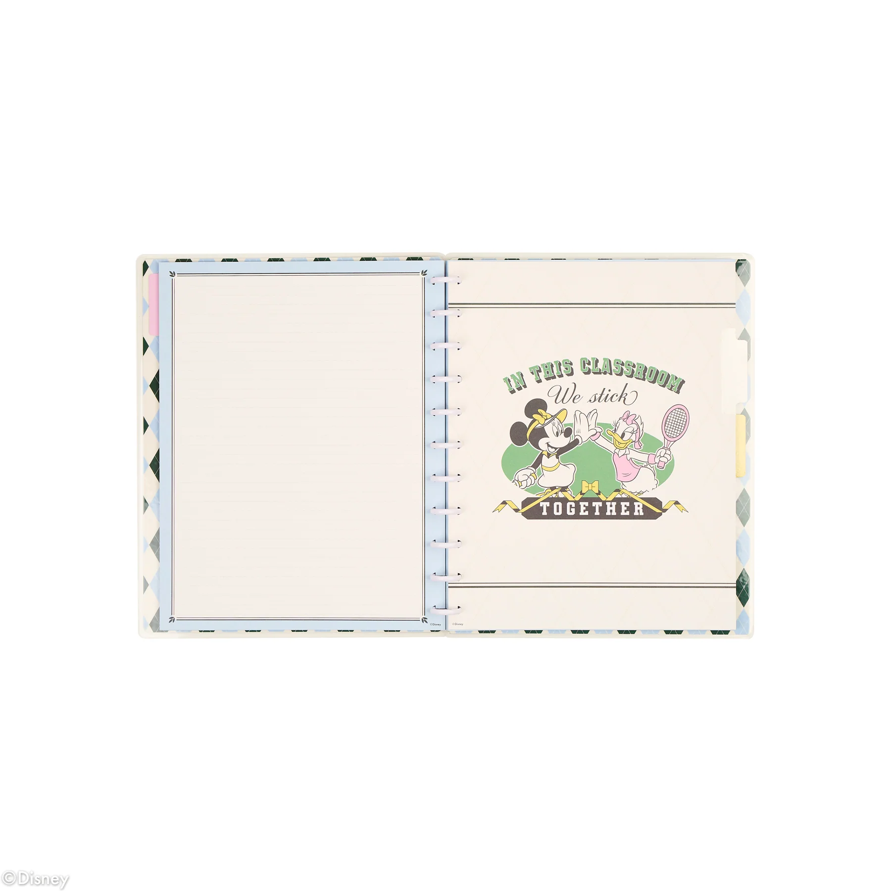 Disney Minnie Mouse & Daisy Duck Varsity Teacher - Dotted Lined Big Notebook - 60 Sheets - Image 11