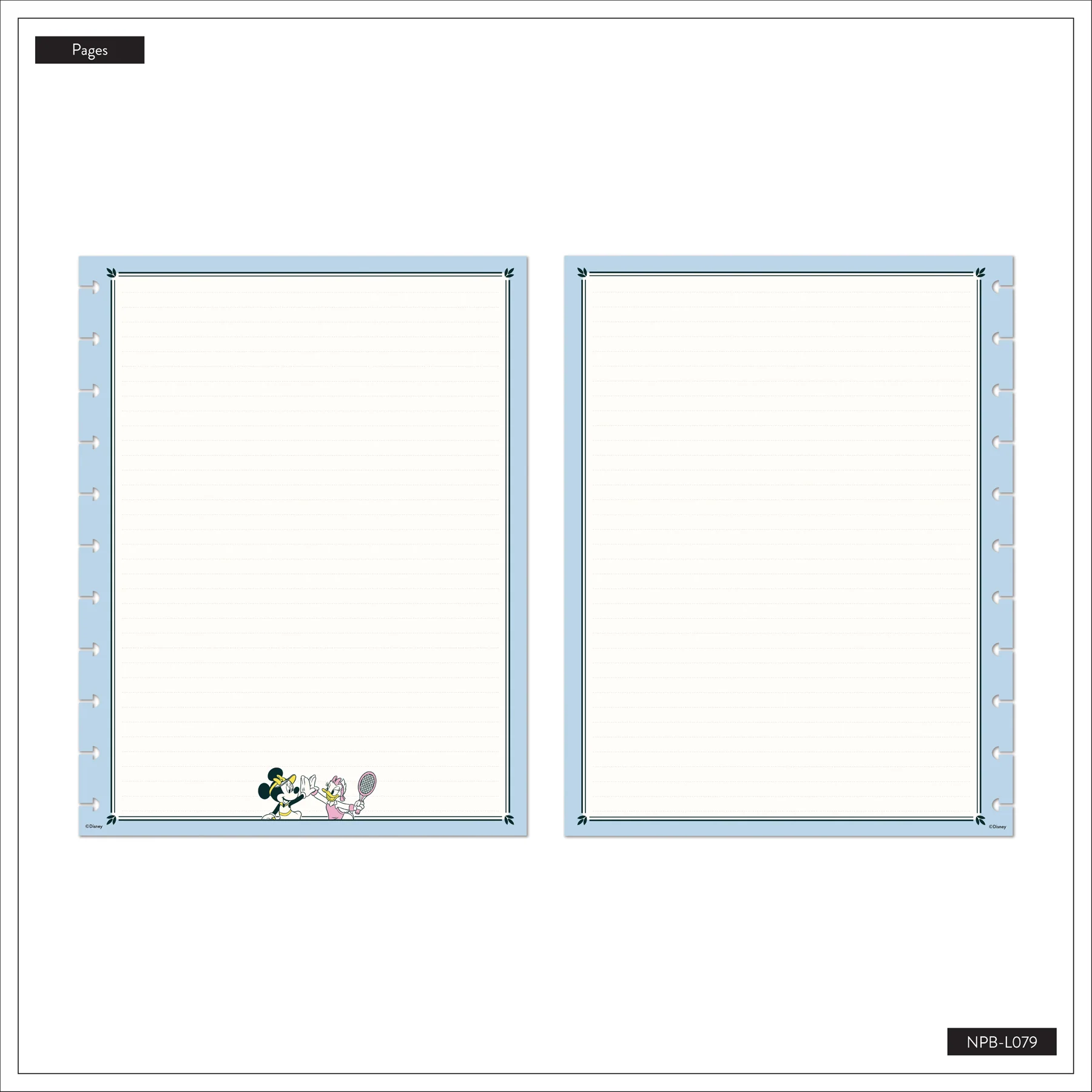 Disney Minnie Mouse & Daisy Duck Varsity Teacher - Dotted Lined Big Notebook - 60 Sheets - Image 14