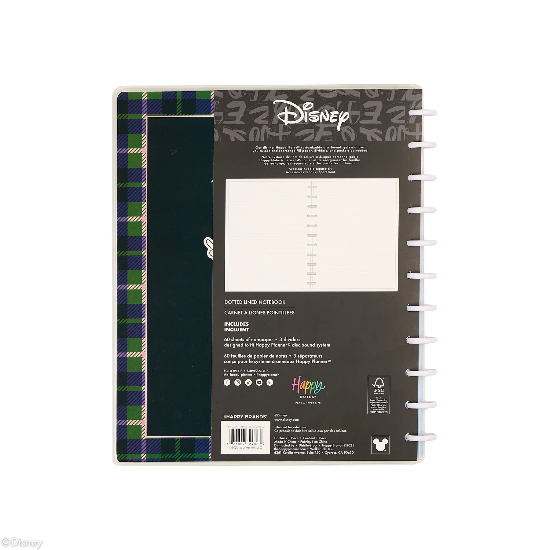 Disney Minnie Mouse & Daisy Duck Varsity Teacher - Dotted Lined Big Notebook - 60 Sheets - Image 17