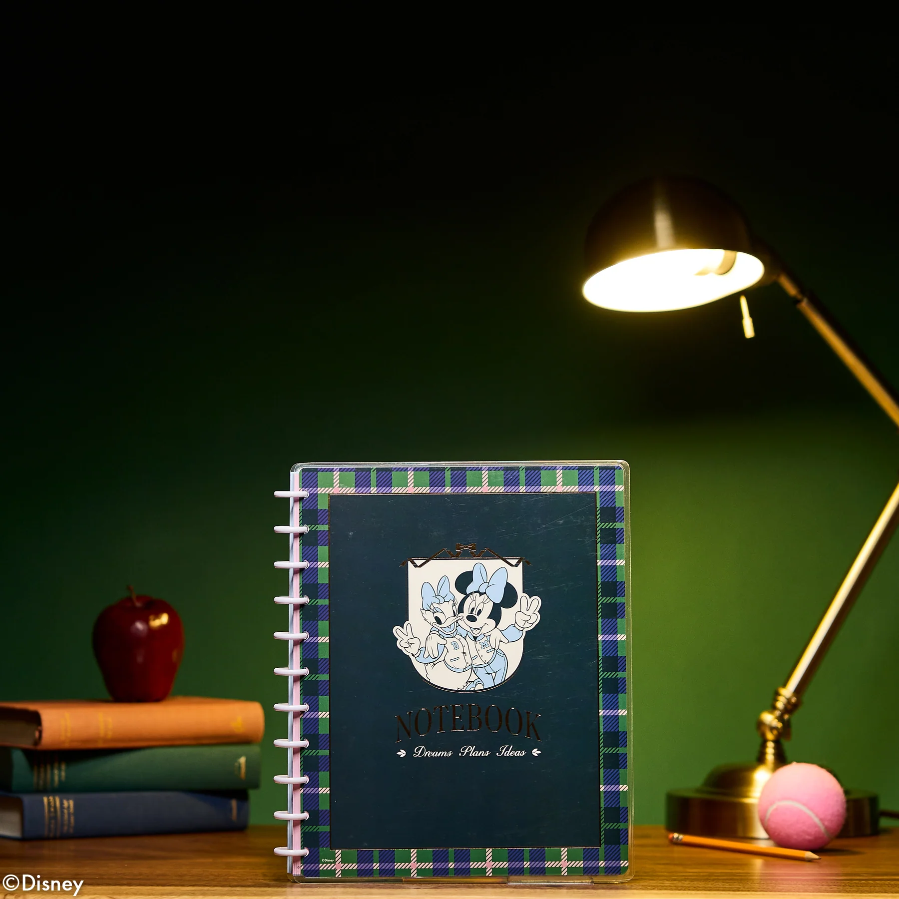 Disney Minnie Mouse & Daisy Duck Varsity Teacher - Dotted Lined Big Notebook - 60 Sheets - Image 3