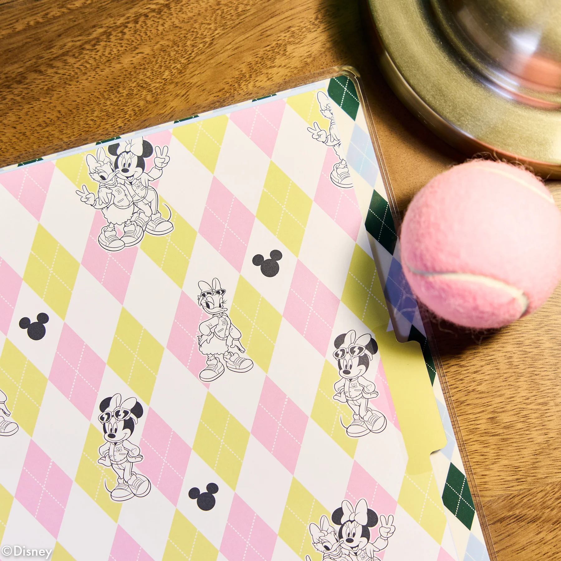 Disney Minnie Mouse & Daisy Duck Varsity Teacher - Dotted Lined Big Notebook - 60 Sheets - Image 5