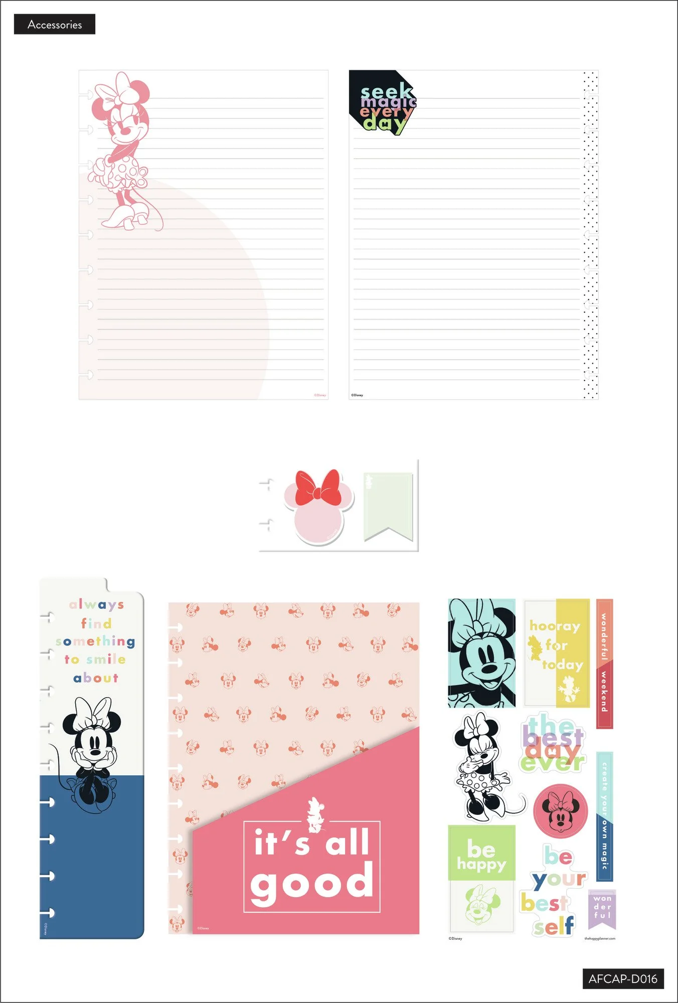 Disney© Minnie Mouse Magic Colorblock Classic Accessory Pack - Image 5
