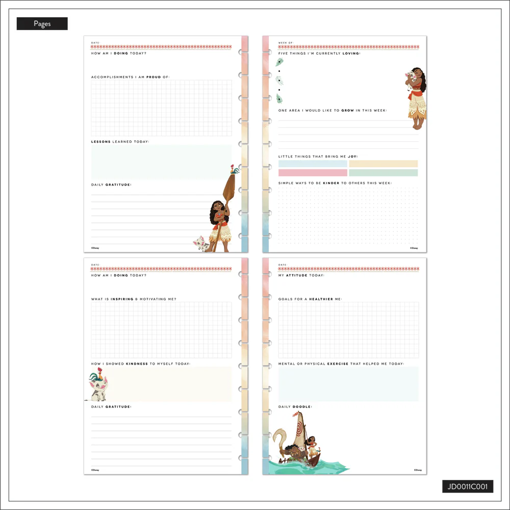 Disney Moana - Classic Guided Wellness Journal - 80 Sheets - Image 13