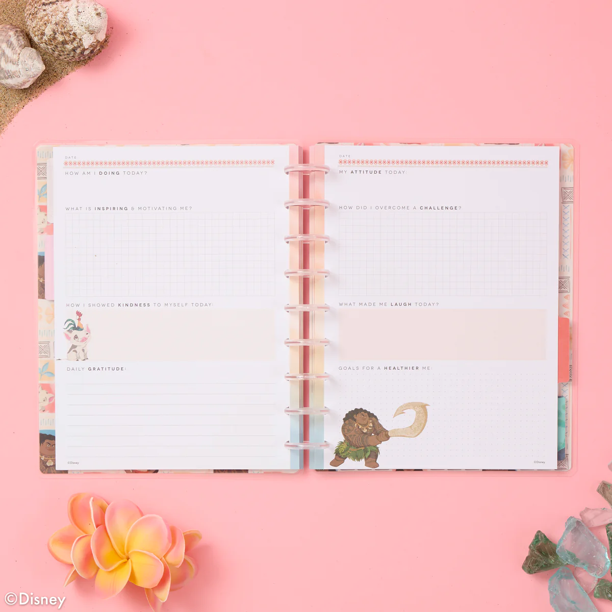 Disney Moana - Classic Guided Wellness Journal - 80 Sheets - Image 5