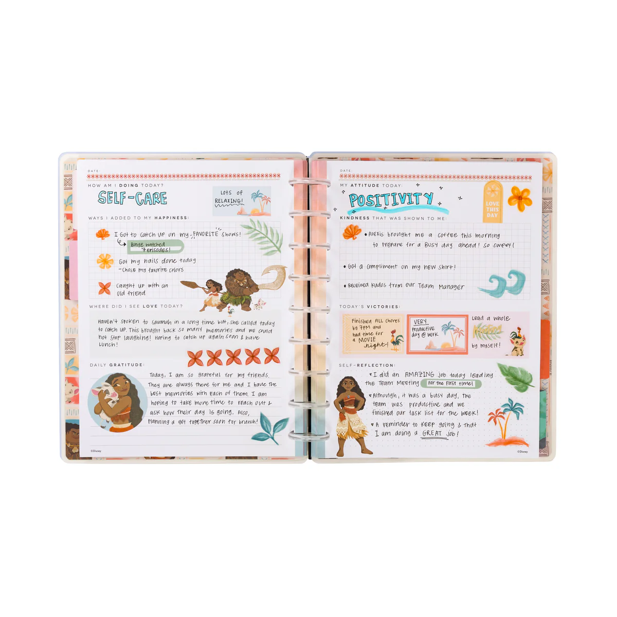 Disney Moana - Classic Guided Wellness Journal - 80 Sheets - Image 9