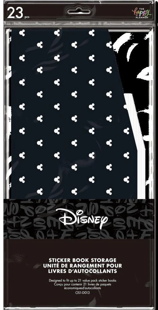Disney© Modern Mickey Mouse & Minnie Mouse Sticker Pad Storage - Image 3