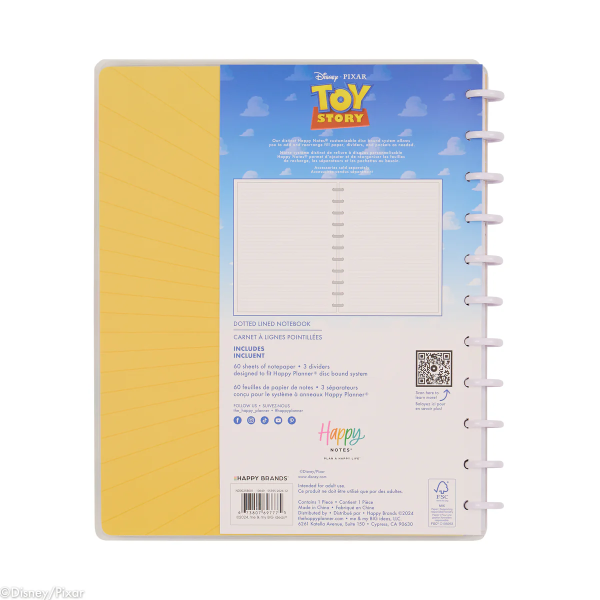 Disney & Pixar Toy Story 30th Anniversary - Dotted Lined Big Notebook - 60 Sheets - Image 10