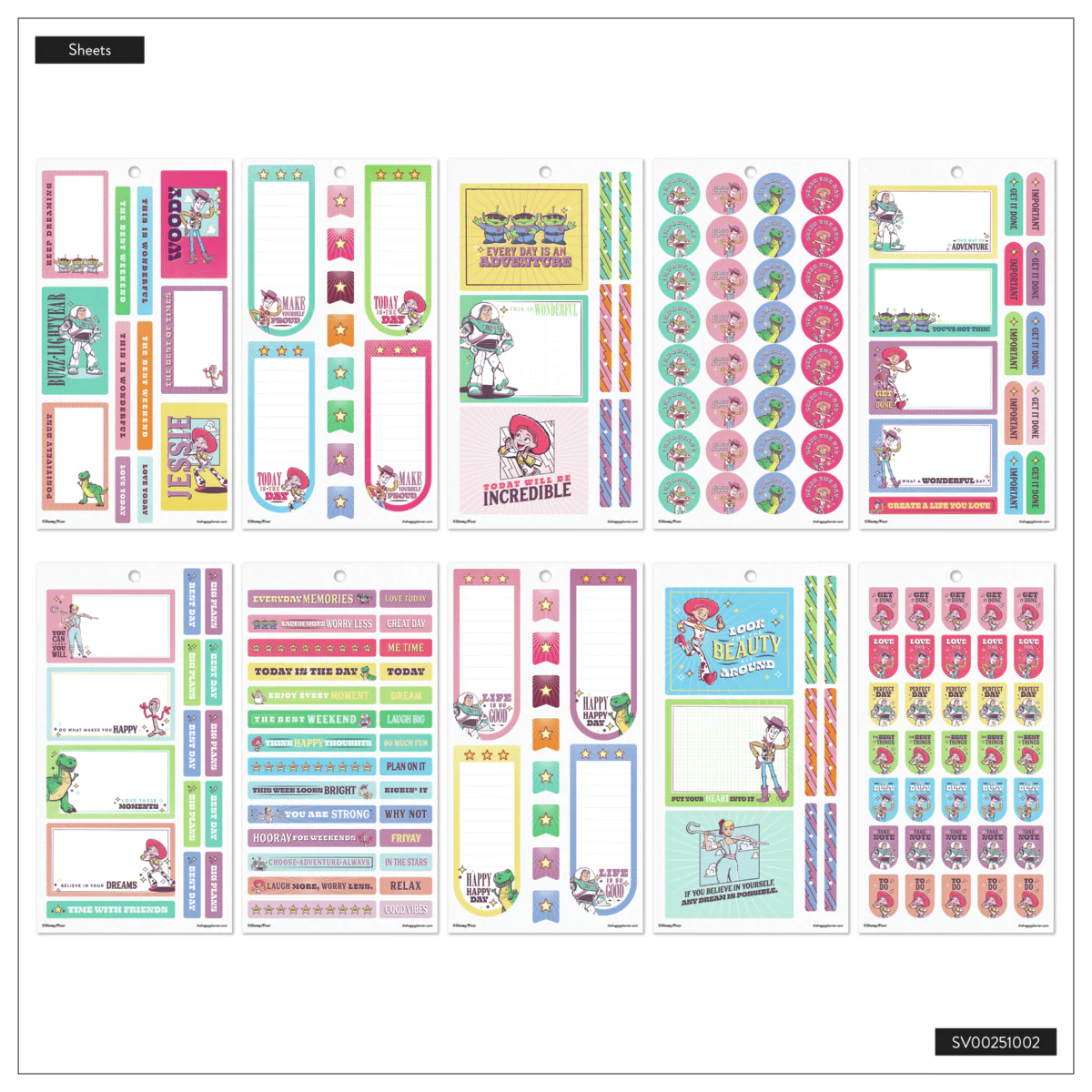 Disney & Pixar Toy Story 30th Anniversary - Value Pack Stickers - Image 6