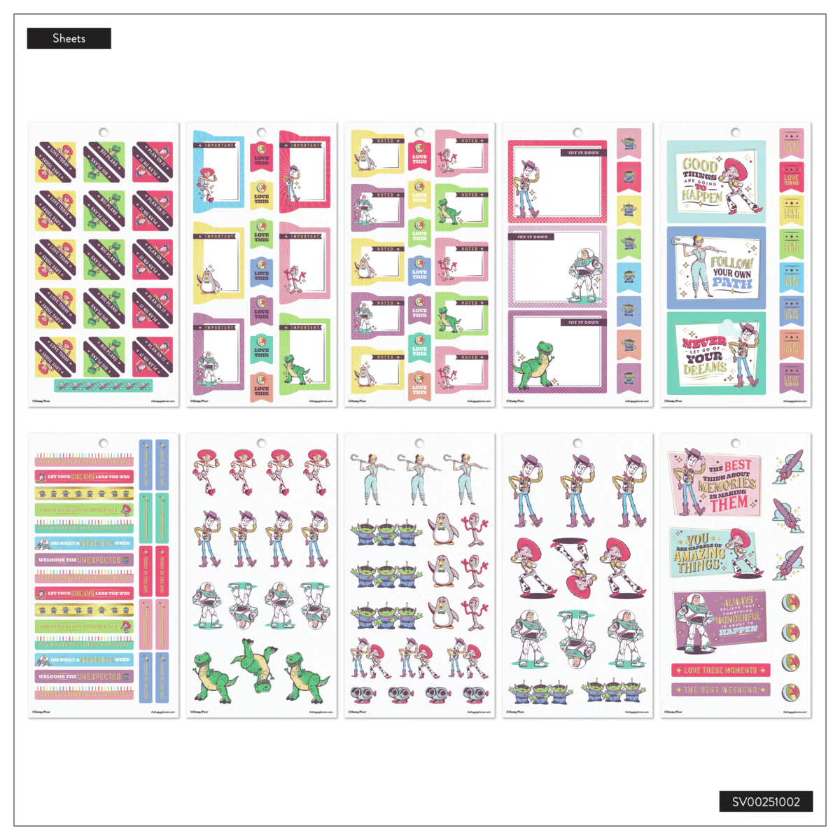 Disney & Pixar Toy Story 30th Anniversary - Value Pack Stickers - Image 8