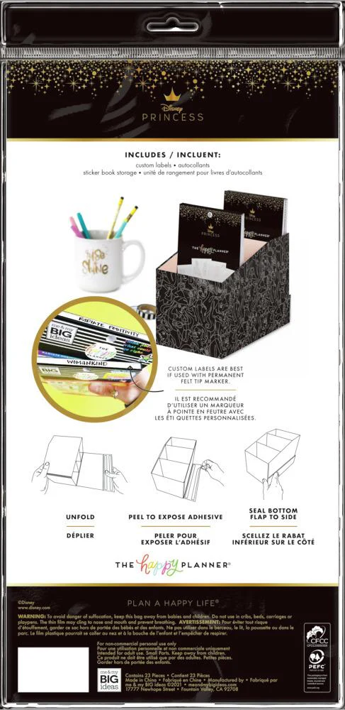 Disney © Princess Elegance Sticker Pad Storage - Image 4