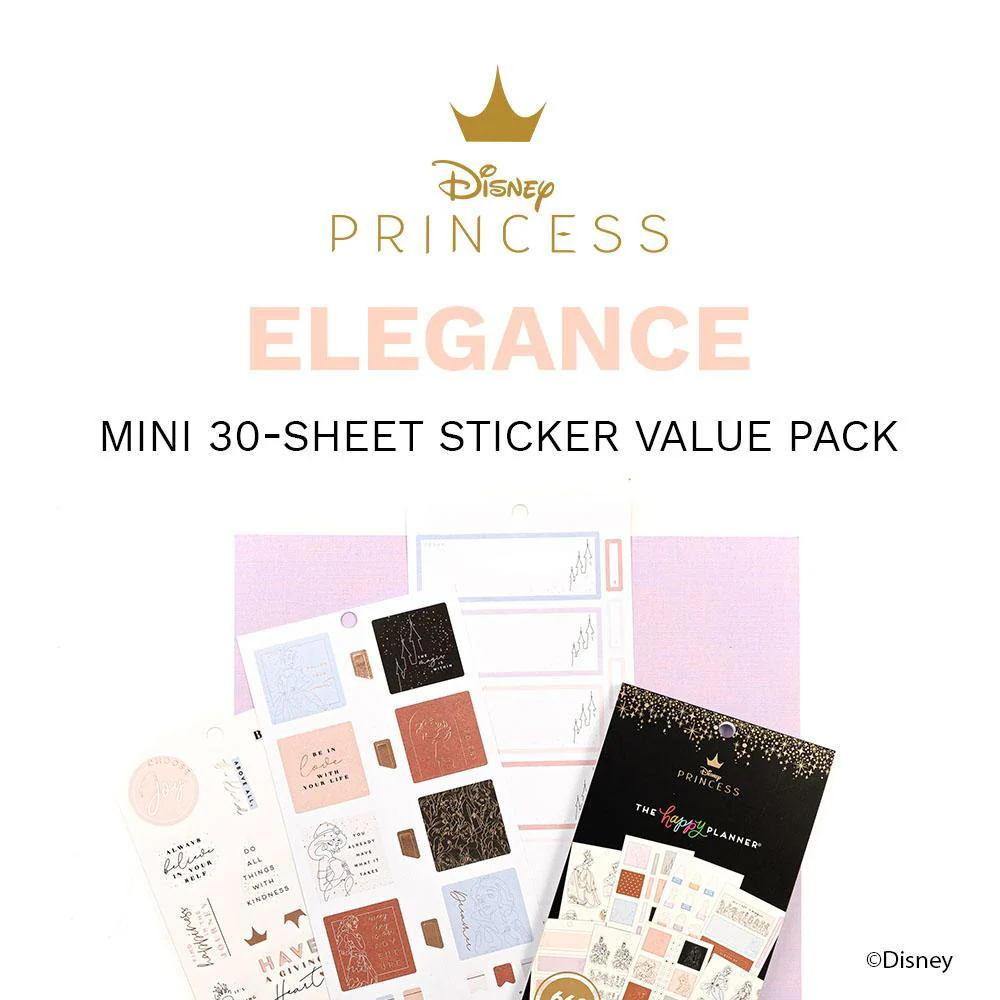 Disney © Princess Elegance Value Pack Stickers - Mini - Image 5