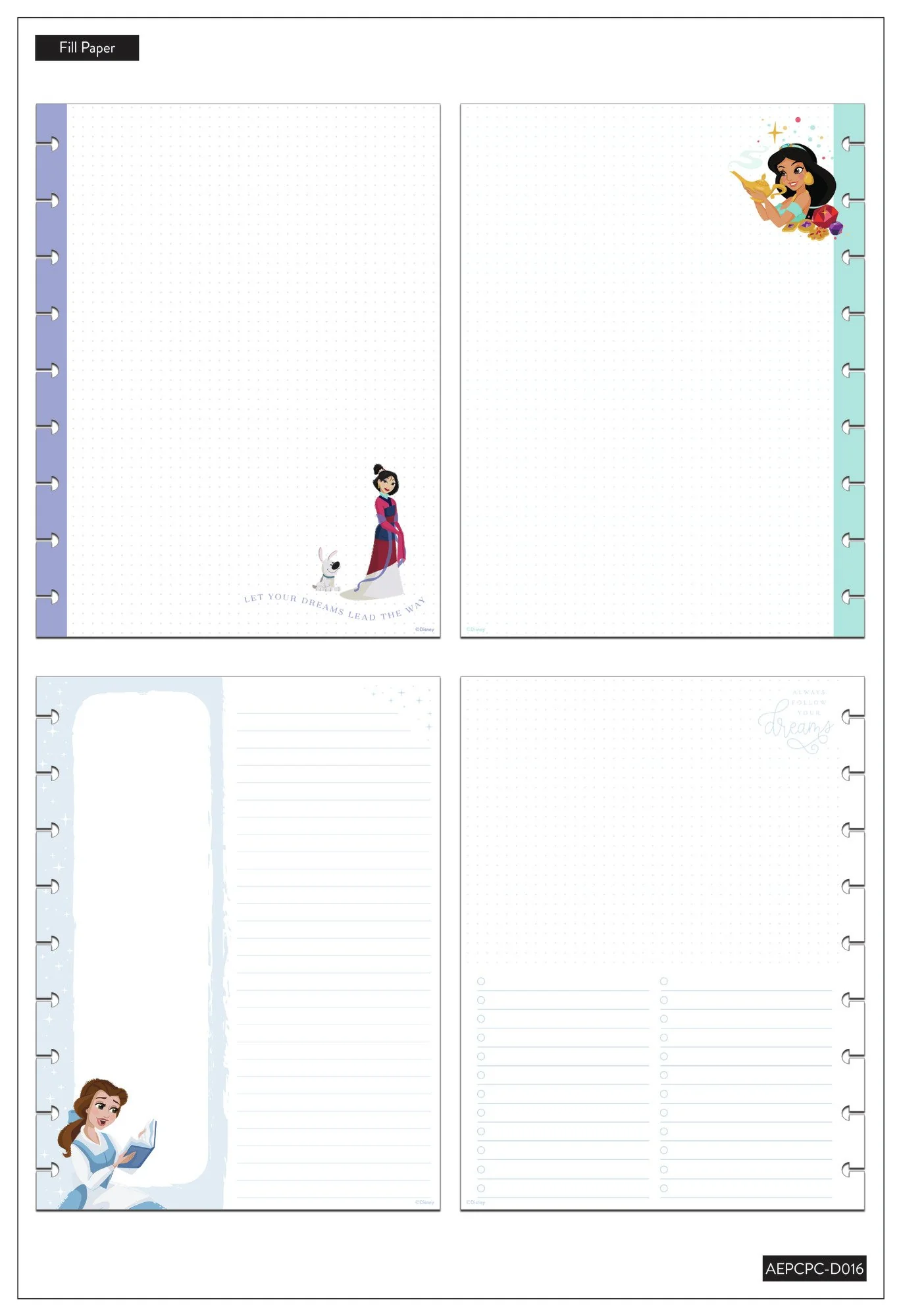 Disney © Princess New Adventures Classic Planner Companion - Image 7