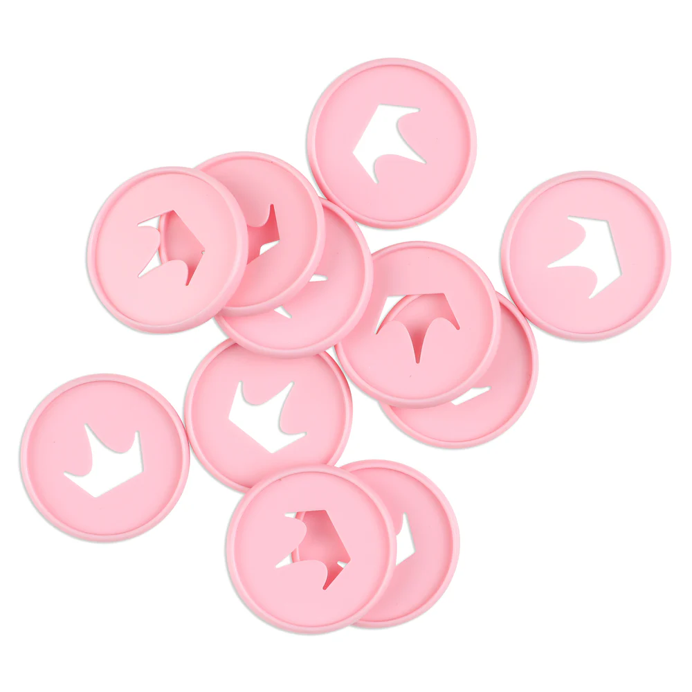 Disney © Princess Pink Crown Medium Plastic Disc Set - Image 3