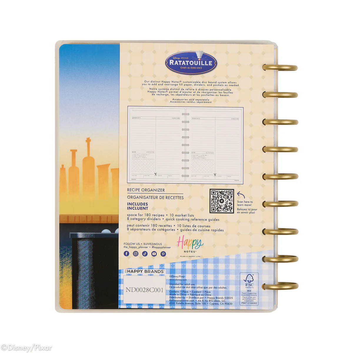 Disney Ratatouille - Classic Recipe Organizer - 81 Sheets - Image 20