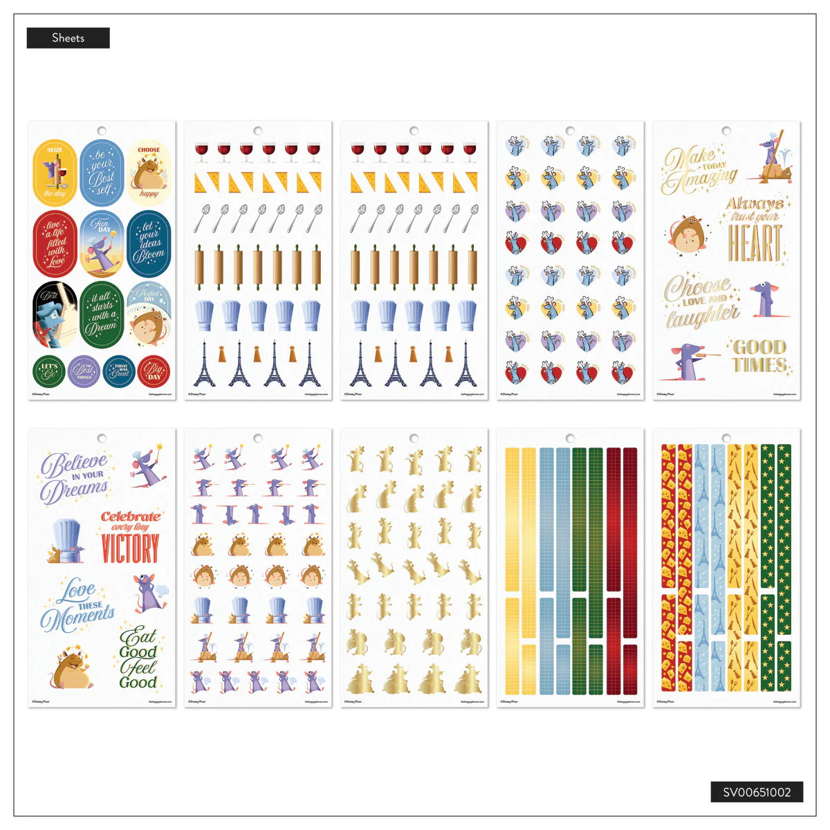 Disney Ratatouille - Value Pack Stickers - Image 10