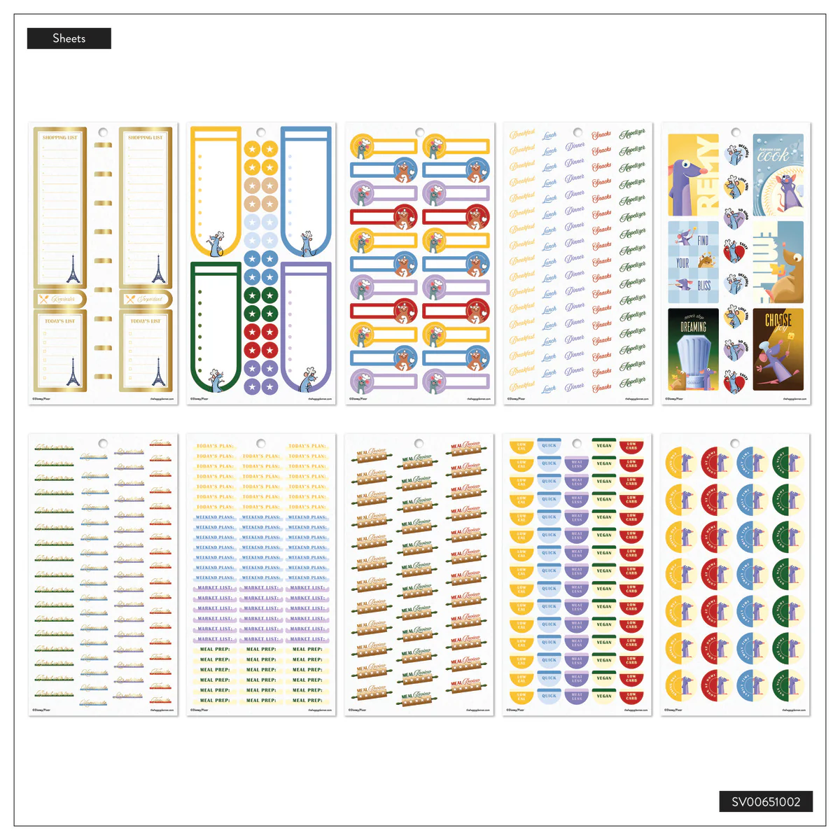 Disney Ratatouille - Value Pack Stickers - Image 9