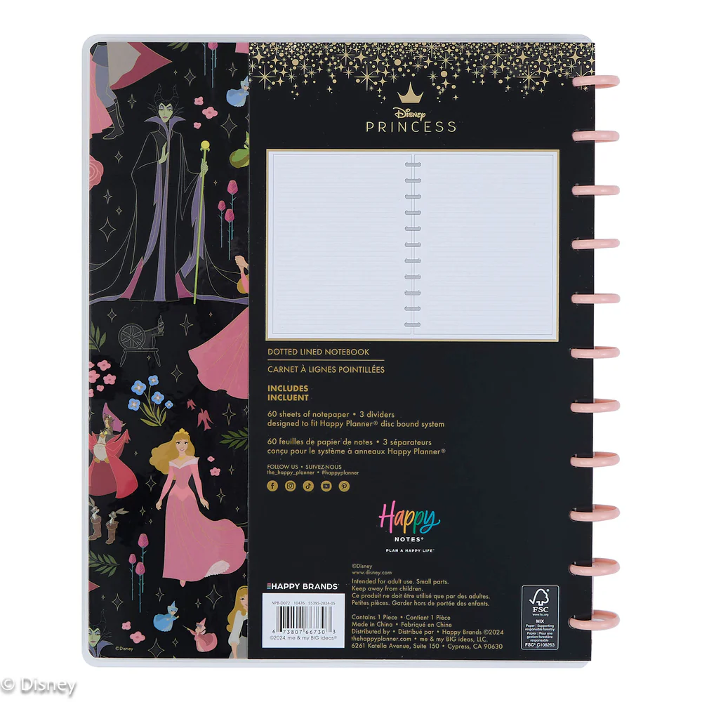 Disney Sleeping Beauty 65th Anniversary - Dotted Lined Big Notebook - 60 Sheets - Image 10