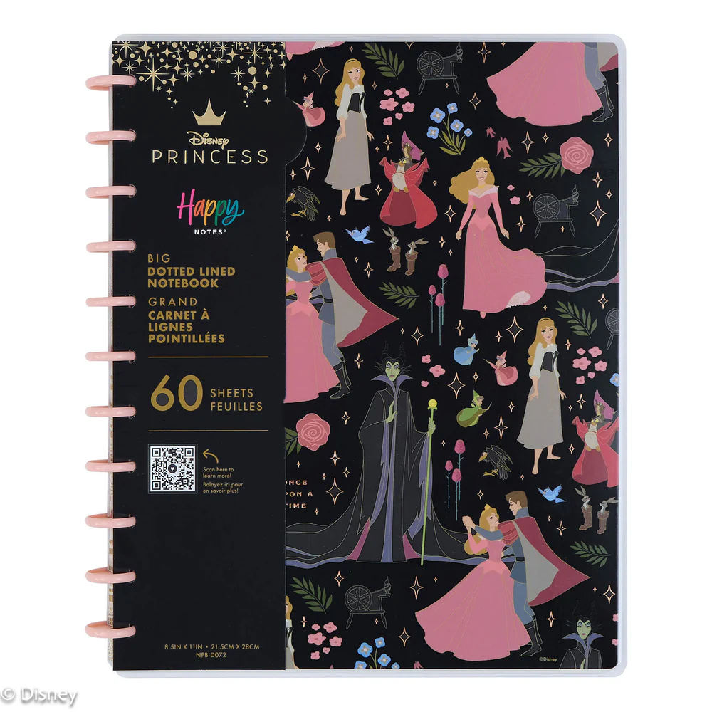 Disney Sleeping Beauty 65th Anniversary - Dotted Lined Big Notebook - 60 Sheets - Image 8