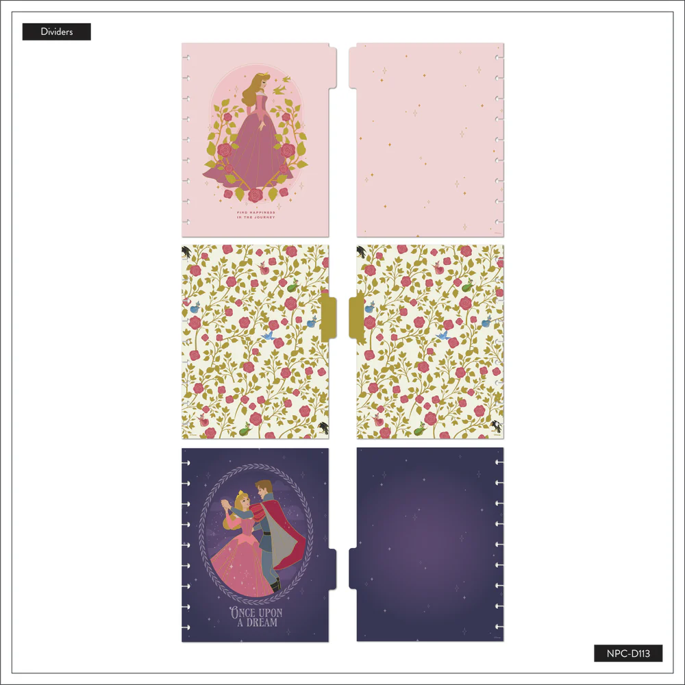 Disney Sleeping Beauty 65th Anniversary - Dotted Lined Classic Notebook - 60 Sheets - Image 6