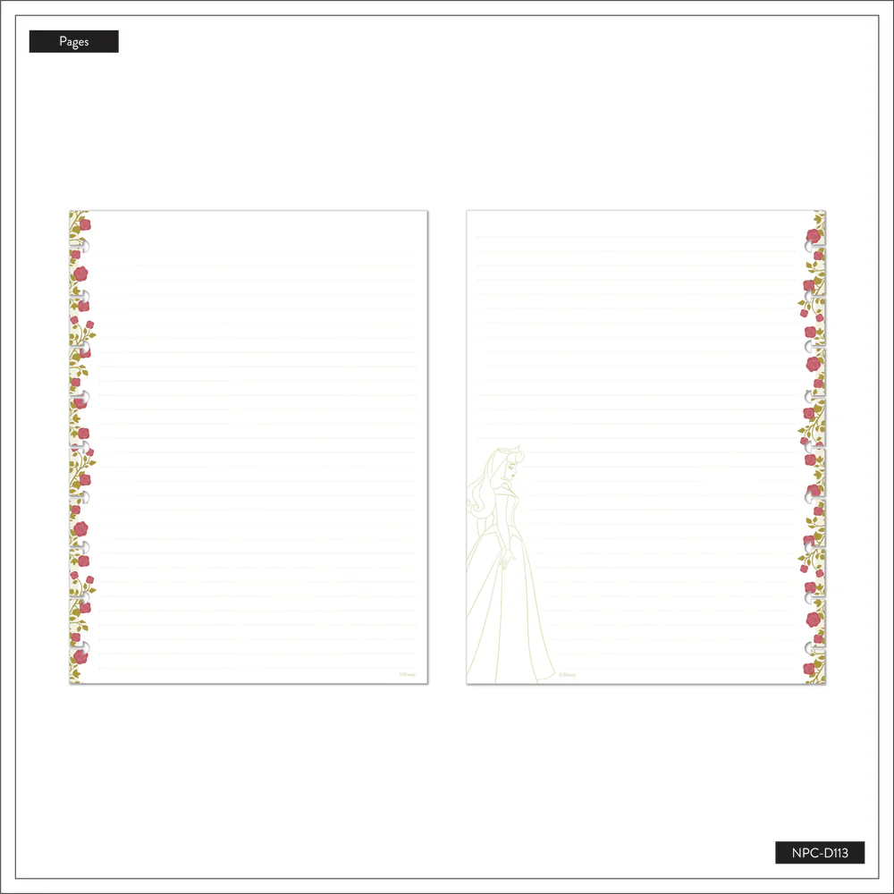 Disney Sleeping Beauty 65th Anniversary - Dotted Lined Classic Notebook - 60 Sheets - Image 7