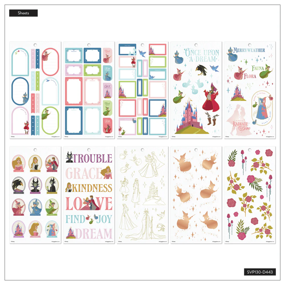 Disney Sleeping Beauty 65th Anniversary - Value Pack Stickers - Image 7